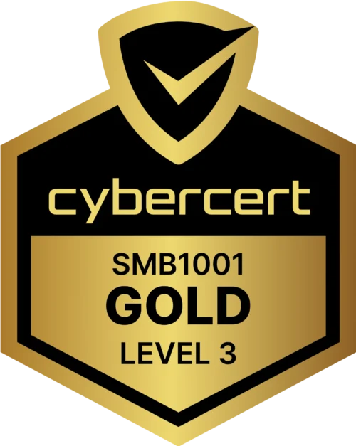 SMB1001 Gold badge